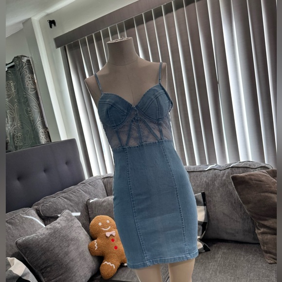🌸AMTIOUS envy me denim dress ✨ - Picture 5 of 9